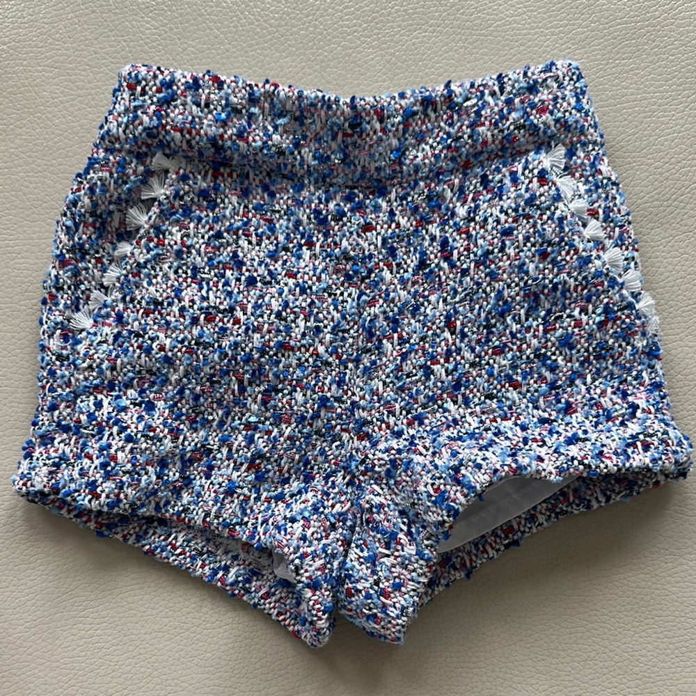 Janie and Jack Blue and Red Formal Shorts